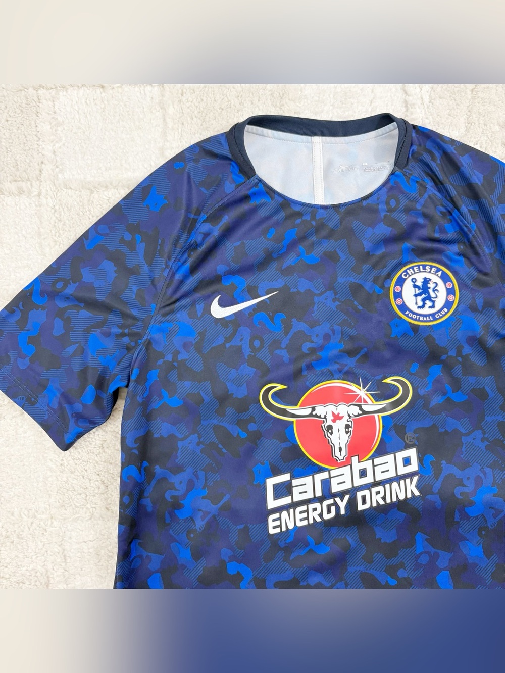 Nike Men’s 2018/19 Chelsea FC Dry Squad Short-Sleeve Training Jersey Medium - Picture 2 of 11